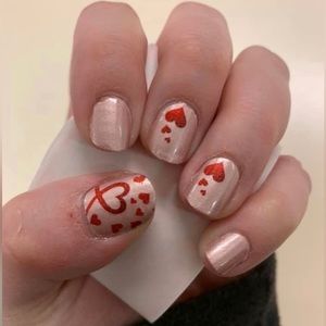 Color Street *RETIRED SHADE* Helping Hearts , Unopened package. 16 strips